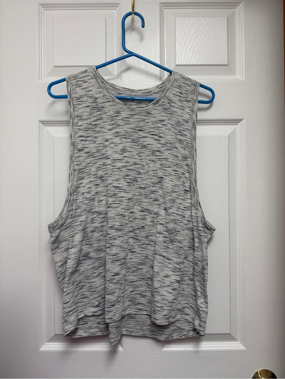 Lululemon Cardio Squad Tank II - Tiger Space Dye Black White - Picture 3 of 6
